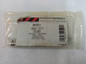 Antenna Specialists Hpb51 Nos Model Heavy Duty Stubby Spring Bnc