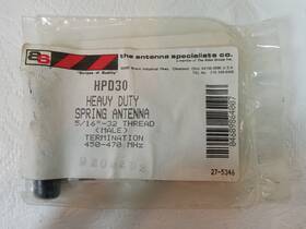 Antenna Specialists Hpd30 Nos Model Heavy Duty Spring 450-470 Mhz