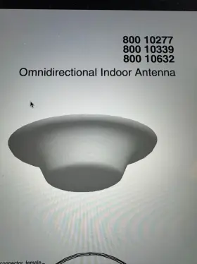 800-10632 Kathrein Ceiling Mount Uhf Omnidirectional Antenna 450-470 Mhz New