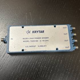 Krytar 7020180 Mldd 4 Way Power Divider 2-18 Ghz Rf Coaxial