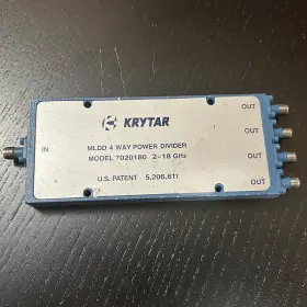 7020180 Krytar Mldd 4 Way Power Divider 2-18 Ghz Rf Coaxial