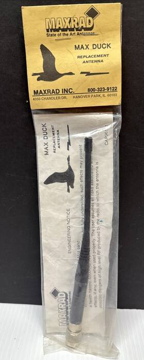 Maxrad Cap96121 Max Duck Replacement Antenna Mexg 800 Tn