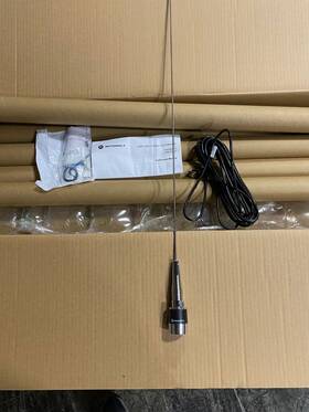 Motorola Had4022 Lot 25 Pcs Vhf Antenna 132-174 Mhz 3db With Mount And Cable