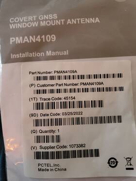 Motorola Pman4109 - Antenna Gps/glass On Glass