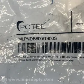 Mlpvdb800 Pctel Mlpvdb800/1900s Low Profile Antenna Fnfp