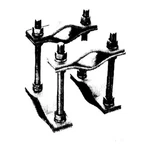 Commscope / Amphenol DB365-SP5 Andrew, Pipe Mounting Kit, Galvanized Steel, New. Price: $225.81.